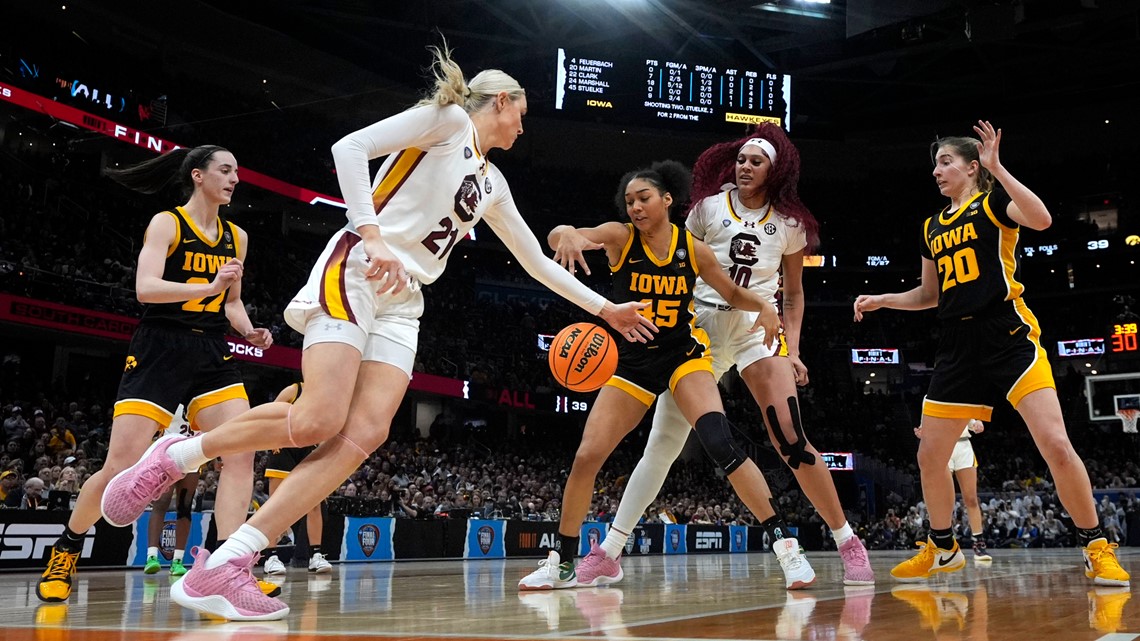 Iowa basketball: South Carolina defeats Iowa, Caitlin Clark | wfaa.com