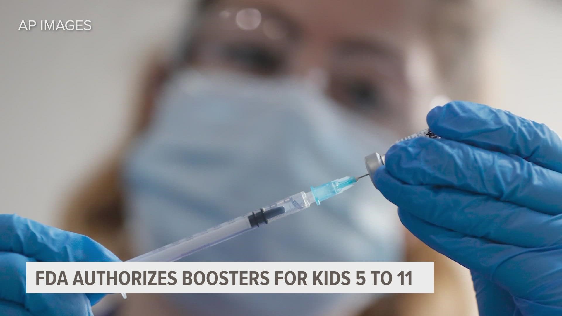 Two moms share their thoughts on booster shots for kids 5 to 11.