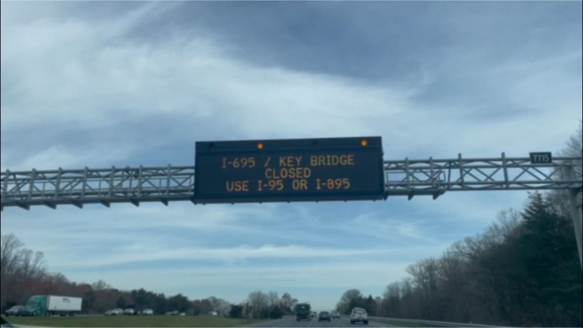 Detours are in place after Key Bridge in Baltimore collapsed due to a container ship striking it early Tuesday.