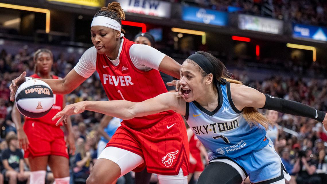 WNBA upgrades Chennedy Carter's foul on Caitlin Clark to flagrant ...