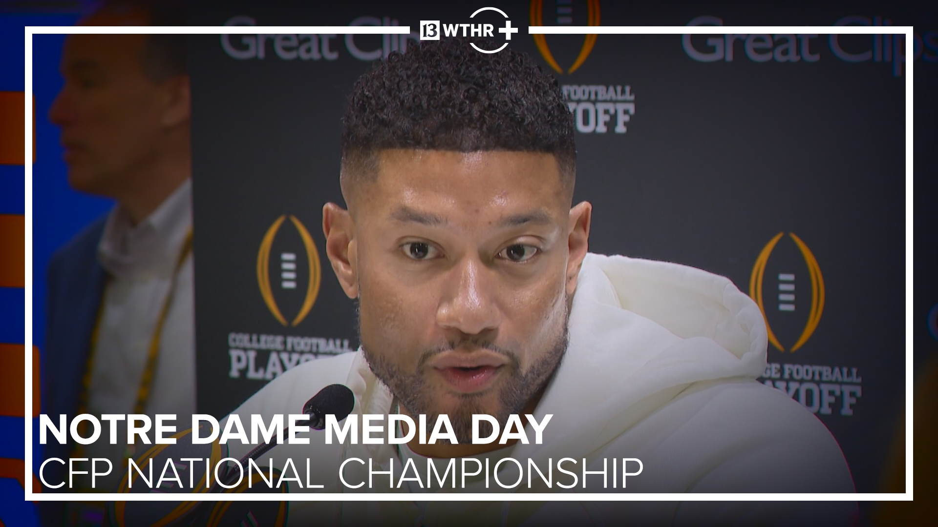 Marcus Freeman and the Irish players speak at Media Day in Atlanta ahead of Notre Dame's title game against Ohio State.