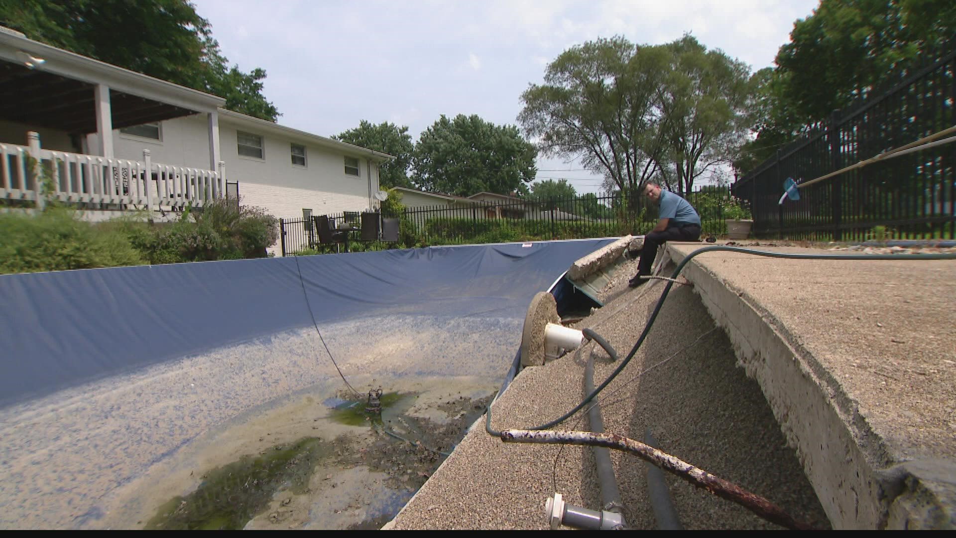 Kitty Smith spent one summer in her new dream backyard before tragedy struck, turning her swimming pool into a pile of rubble.