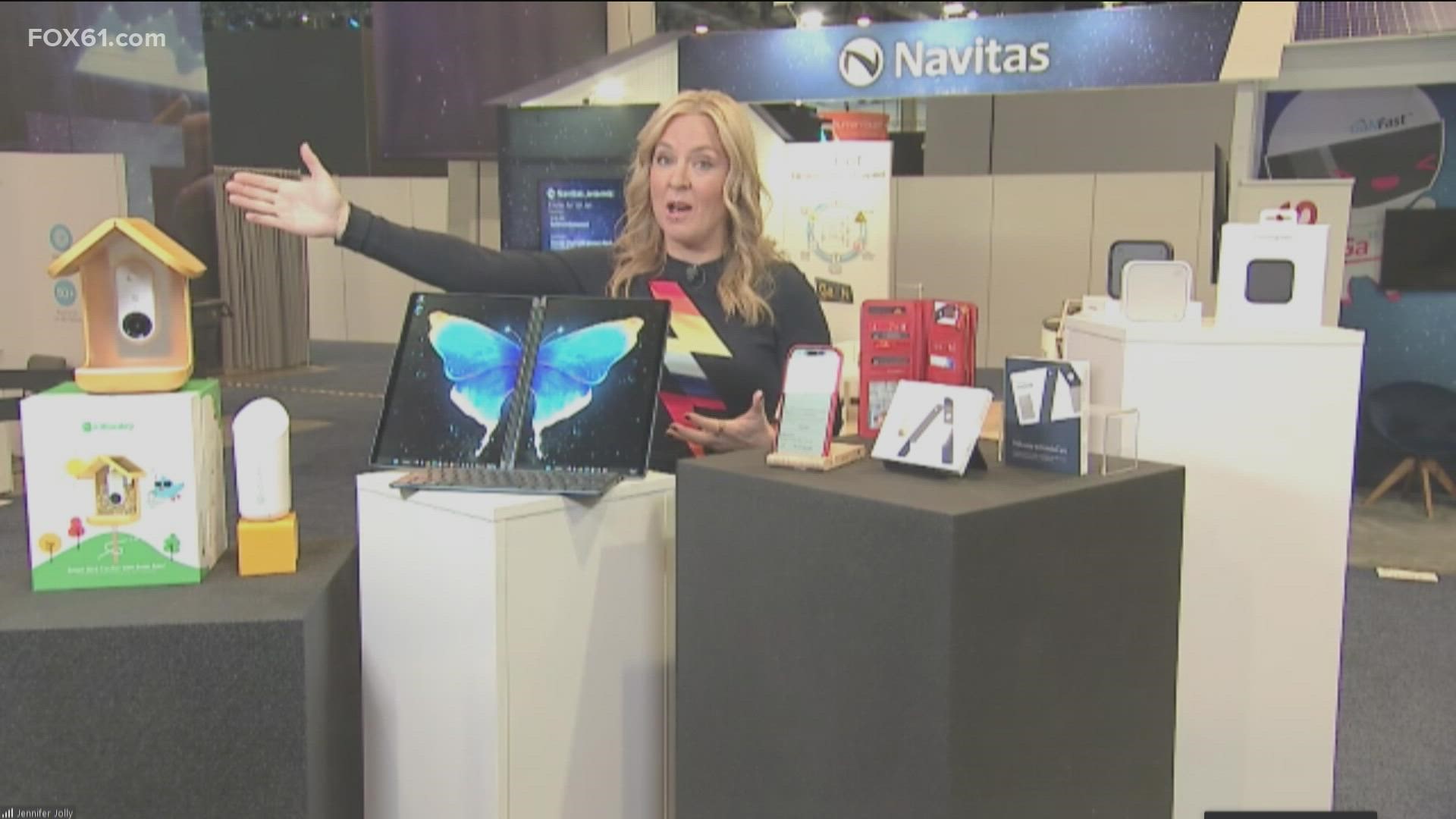 FOX61 speaks to Tech-Life columnist Jennifer Jolly, who shows off more products featured at CES in Las Vegas.