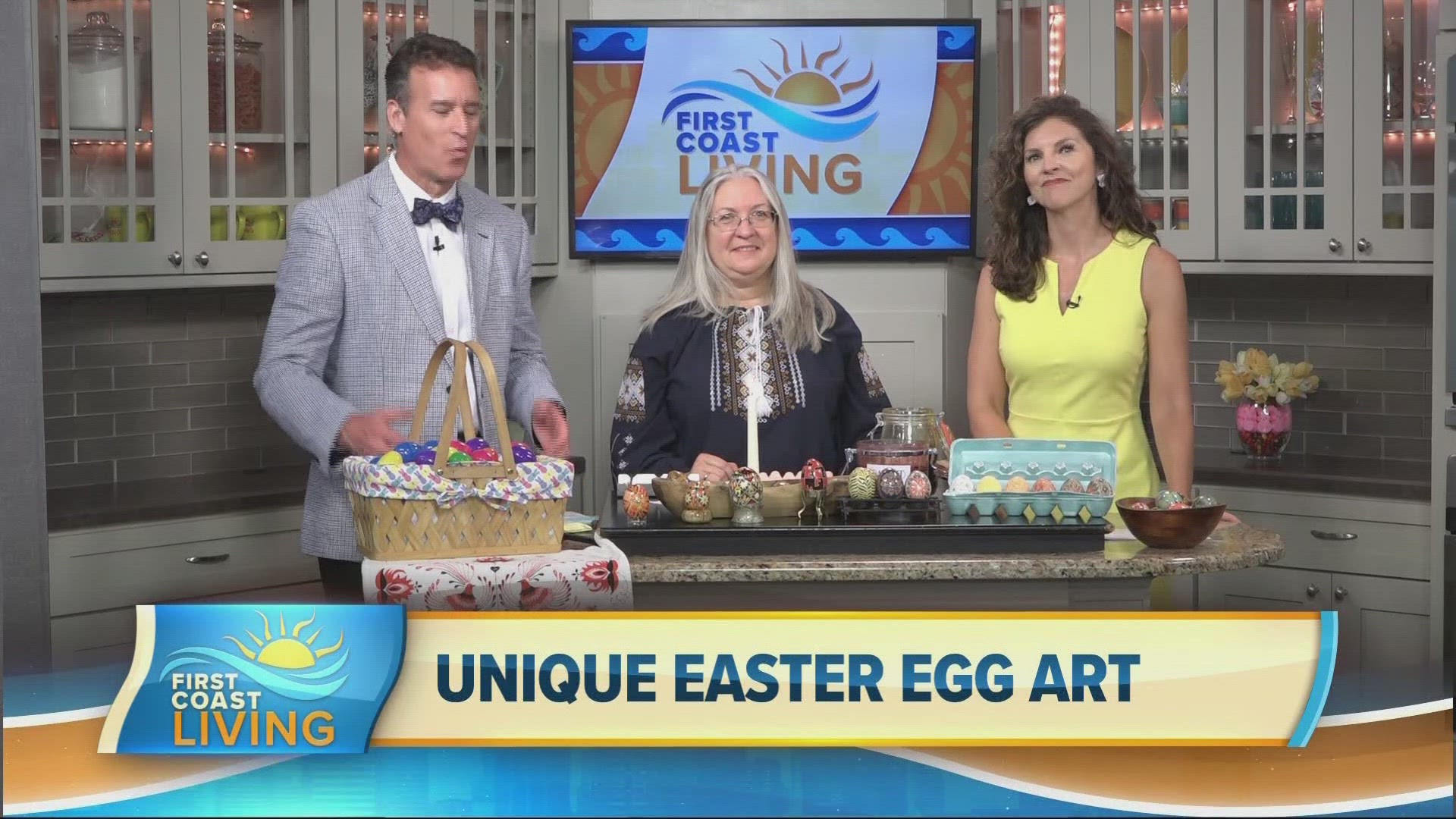 Mike and Jordan learn the Ukrainian tradition of decorating Easter eggs known as Pysanky.