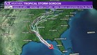 Tropical Storm Gordon strengthens in the Gulf as it moves away from Florida