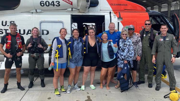 Coast Guard rescues 7 people after lightning strikes boat off Florida coast