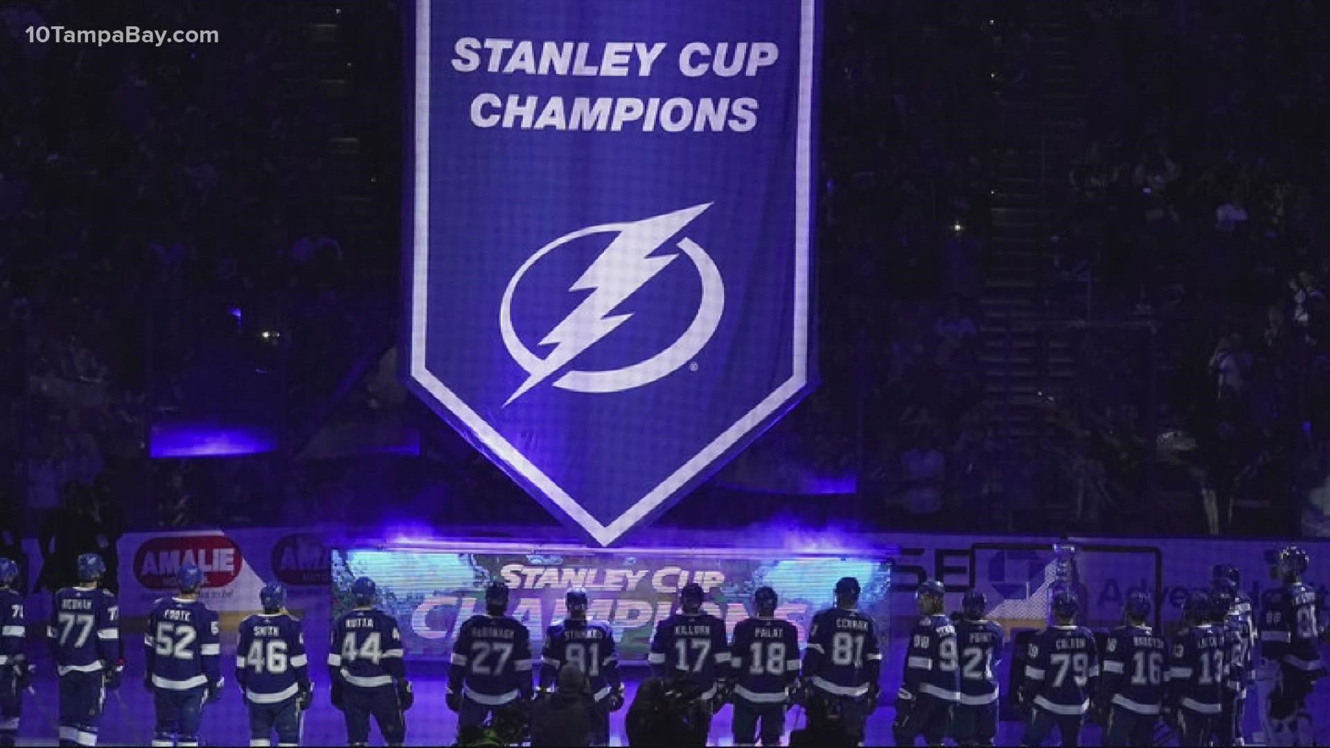President Joe Biden will join the Lightning to celebrate the team's 2020 and 2021 championships.