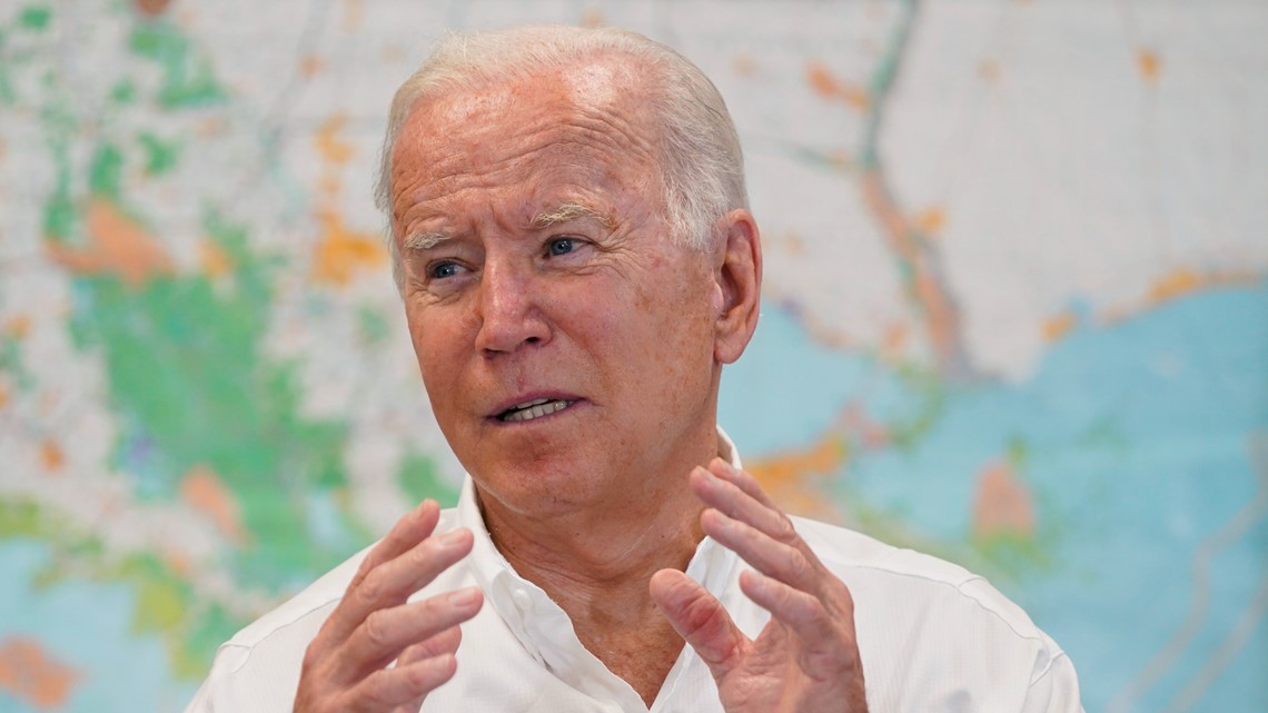 Biden in New Orleans to view devastation caused by Ida | wfaa.com