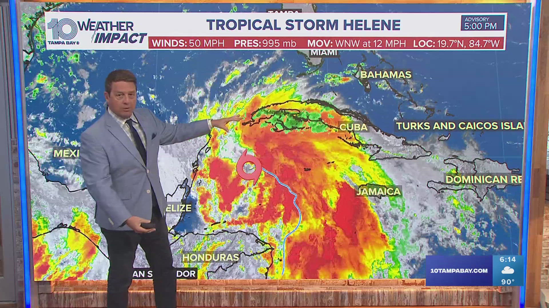 Chief Meteorologist Bobby Deskins has the latest updates ahead of Helene making landfall.