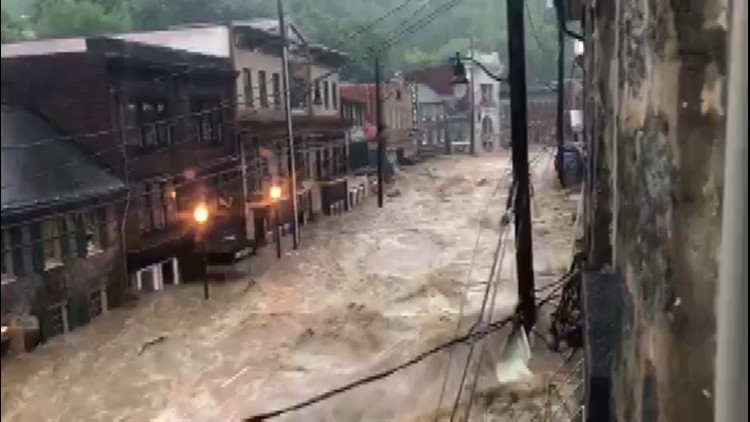 ‘Devastating, dangerous’ | Ellicott City’s Main Street hit with flooding again