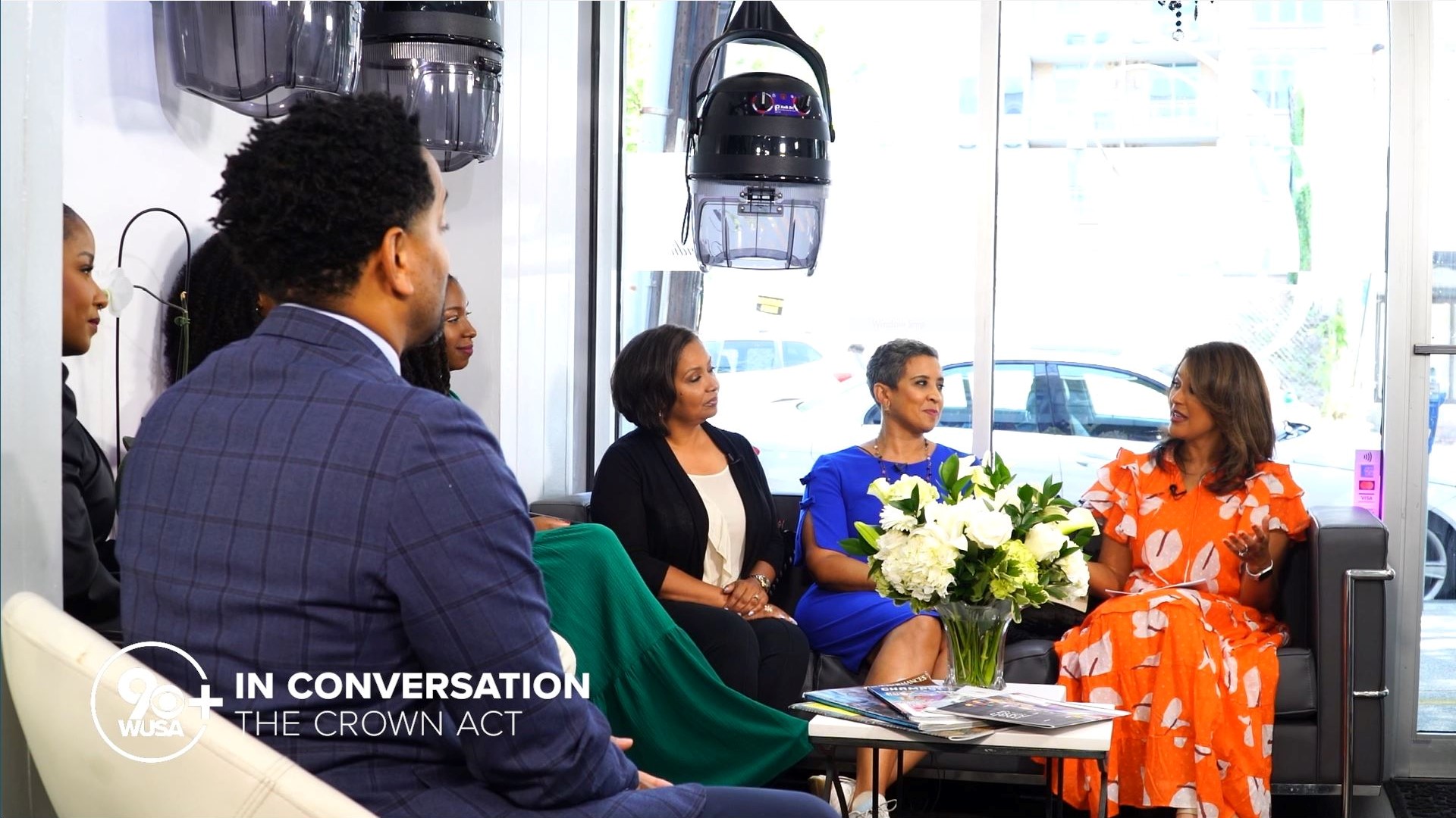 Join WUSA9's Lesli Foster, Delia Goncalves, and Allison Seymour as they have a conversation with 3 women who have experienced race-based hair discrimination.