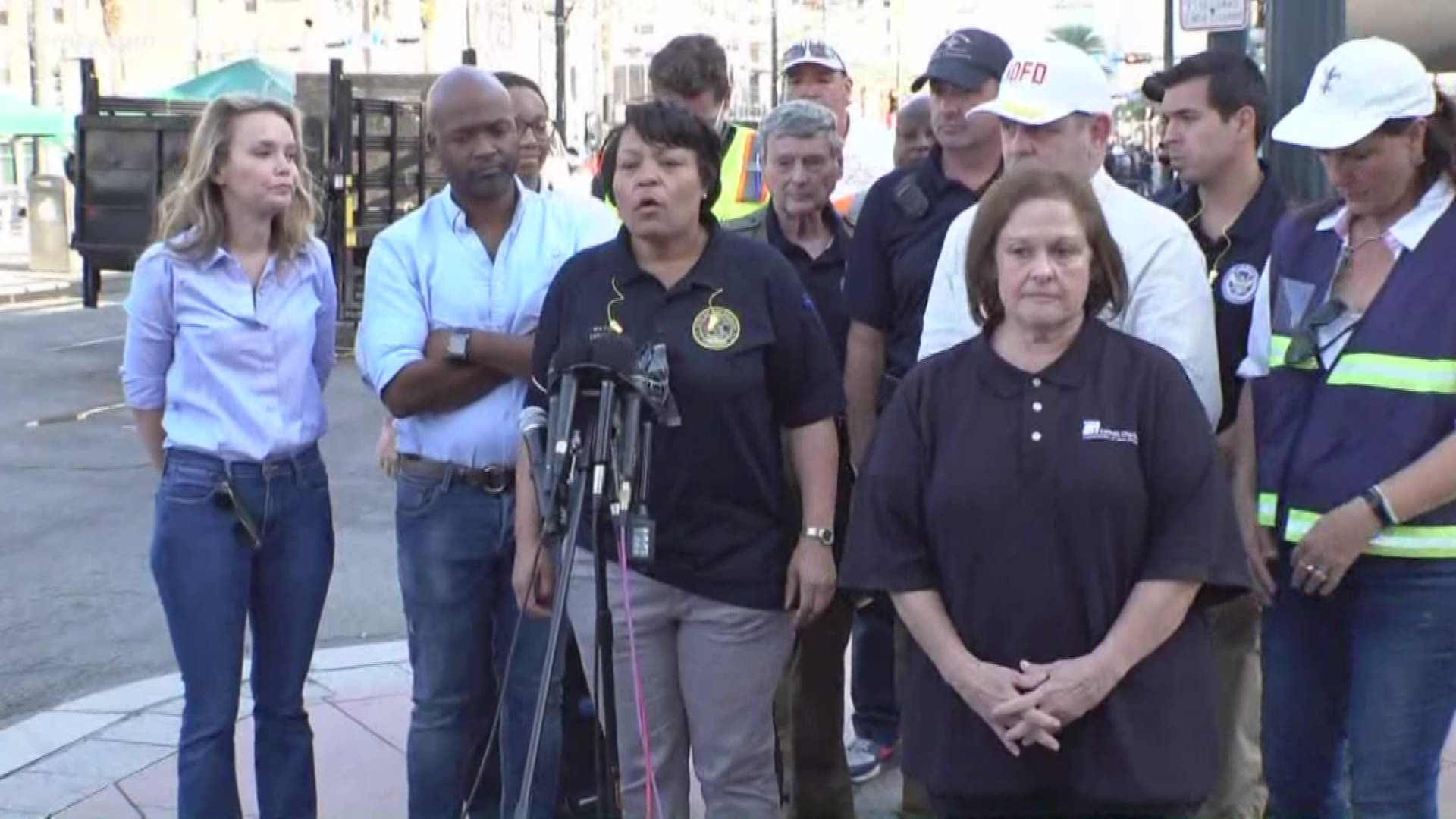 "That's what it's about now, recovering our people who are still in that building," New Orleans Mayor LaToya Cantrell said.