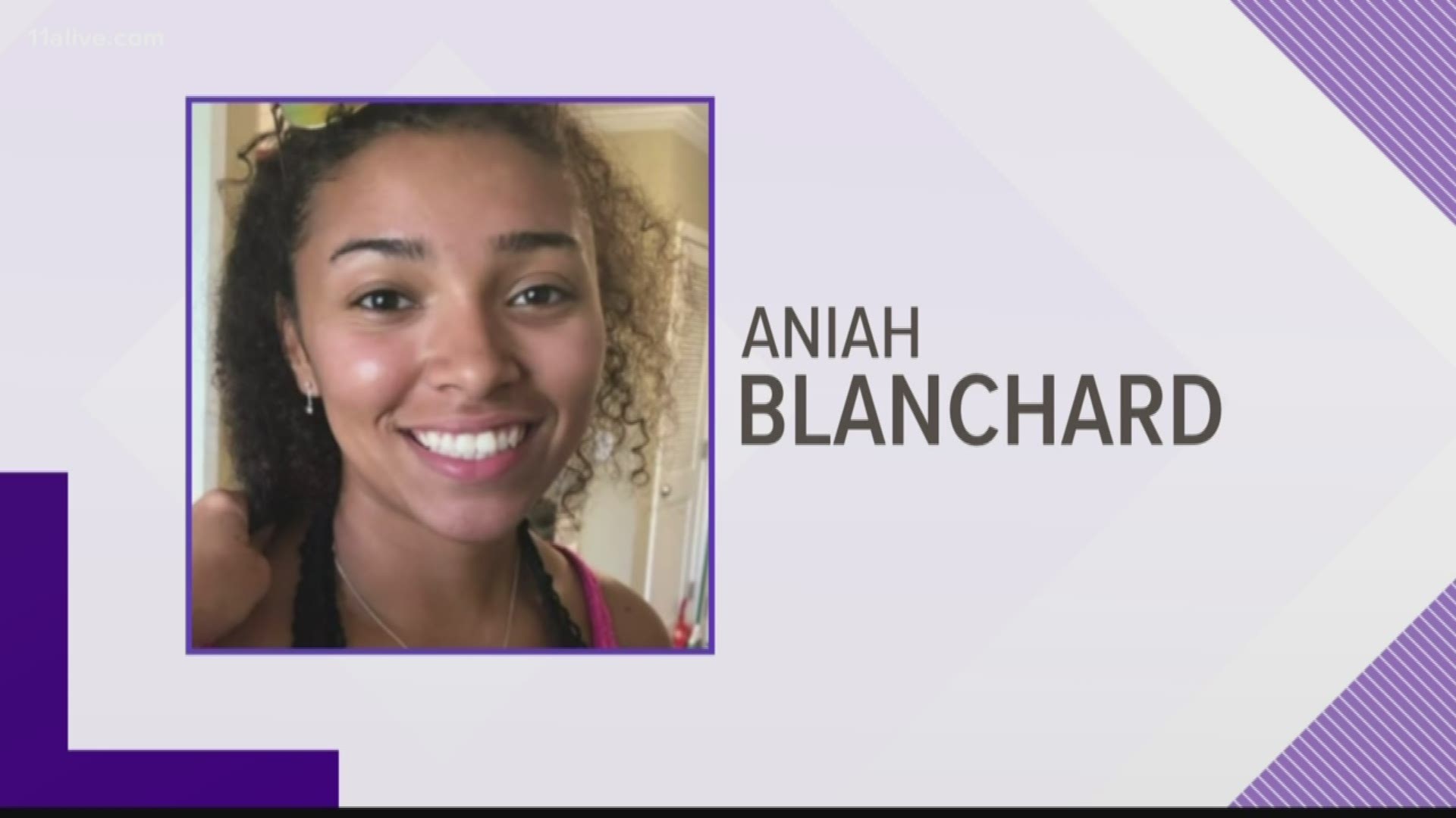 Aniah Haley Blanchard was reported missing on October 24, police said. She last talked to a friend just before midnight Wednesday.