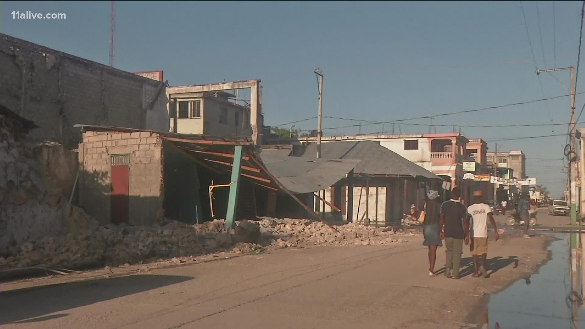 In metro Atlanta, people with family and friends in Haiti are heartbroken after a 7.2 magnitude earthquake hit over the weekend.