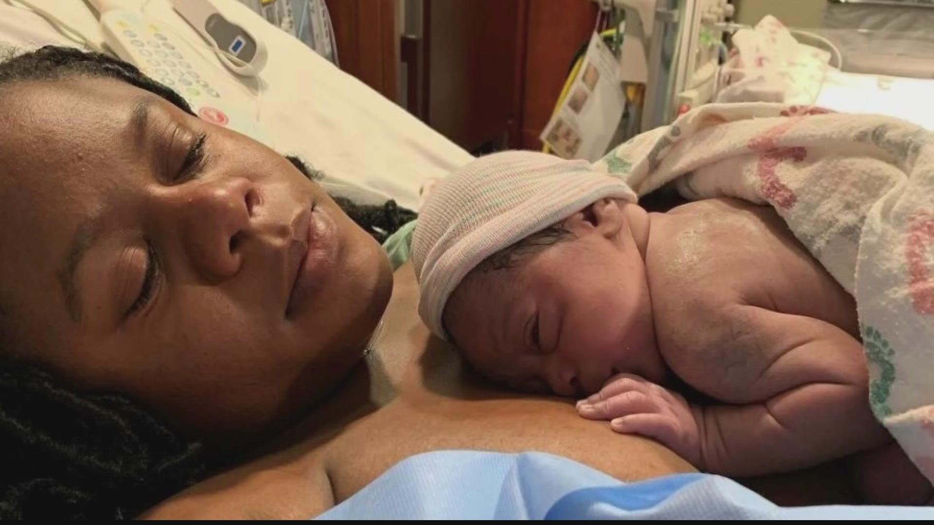 It's a Georgia love story born over the same date: Feb. 22.